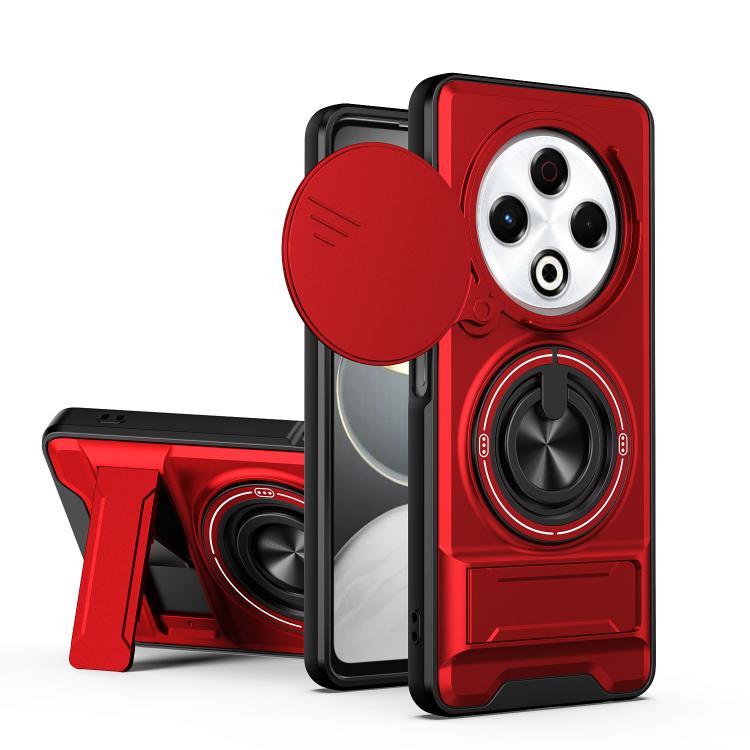 Lens Sliding Window Multifunctional Magnetic Shockproof Phone Case, For Tecno Camon 40 Premier 5G, For Tecno Camon 40 4G, For Tecno Spark 30 Pro 4G, For Tecno Spark 30 4G, For Tecno Spark Go 2025, For Tecno Spark 30C 4G, For Tecno Pova 6 Neo 4G        ...