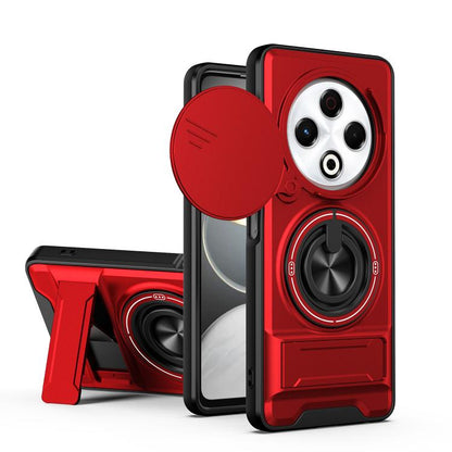 Lens Sliding Window Multifunctional Magnetic Shockproof Phone Case, For Tecno Camon 40 Premier 5G, For Tecno Camon 40 4G, For Tecno Spark 30 Pro 4G, For Tecno Spark 30 4G, For Tecno Spark Go 2025, For Tecno Spark 30C 4G, For Tecno Pova 6 Neo 4G        ...