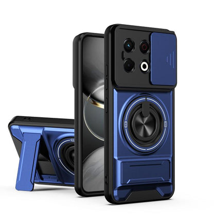 Lens Sliding Window Multifunctional Magnetic Shockproof Phone Case, For Tecno Camon 40 Premier 5G, For Tecno Camon 40 4G, For Tecno Spark 30 Pro 4G, For Tecno Spark 30 4G, For Tecno Spark Go 2025, For Tecno Spark 30C 4G, For Tecno Pova 6 Neo 4G        ...