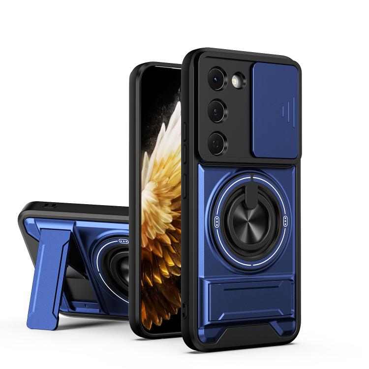 Lens Sliding Window Multifunctional Magnetic Shockproof Phone Case, For Tecno Pova 8 5G, For Tecno Spark 50 5G, For Tecno Pova Curve 2 5G, For Tecno Spark 50 4G, For Tecno Camon 50 Pro 4G, For Tecno Camon 50 4G, For Tecno Spark Go 3                    ...