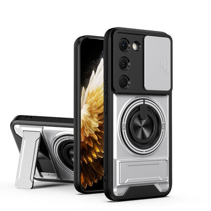 Lens Sliding Window Multifunctional Magnetic Shockproof Phone Case, For Tecno Pova 8 5G, For Tecno Spark 50 5G, For Tecno Pova Curve 2 5G, For Tecno Spark 50 4G, For Tecno Camon 50 Pro 4G, For Tecno Camon 50 4G, For Tecno Spark Go 3                    ...