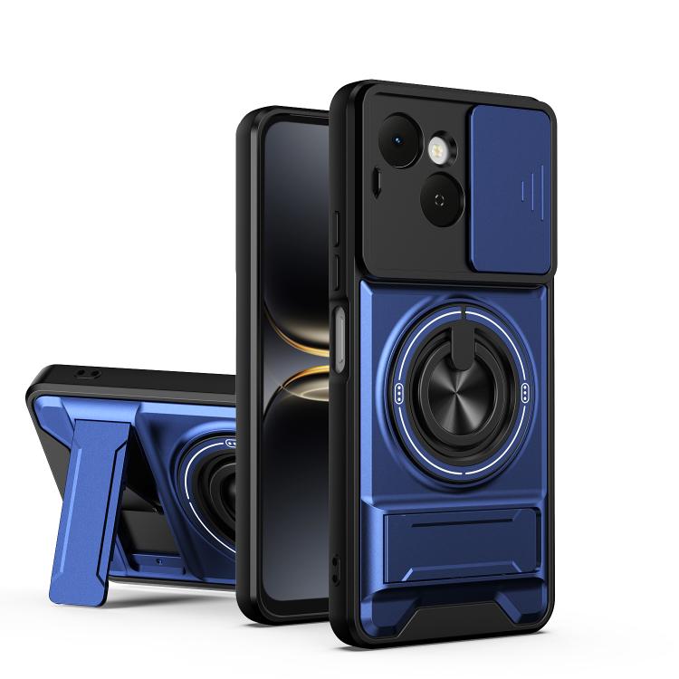 Lens Sliding Window Multifunctional Magnetic Shockproof Phone Case, For Tecno Pova 8 5G, For Tecno Spark 50 5G, For Tecno Pova Curve 2 5G, For Tecno Spark 50 4G, For Tecno Camon 50 Pro 4G, For Tecno Camon 50 4G, For Tecno Spark Go 3                    ...