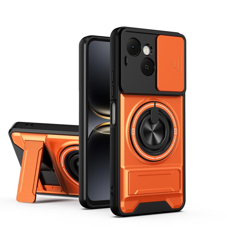 Lens Sliding Window Multifunctional Magnetic Shockproof Phone Case, For Tecno Pova 8 5G, For Tecno Spark 50 5G, For Tecno Pova Curve 2 5G, For Tecno Spark 50 4G, For Tecno Camon 50 Pro 4G, For Tecno Camon 50 4G, For Tecno Spark Go 3                    ...