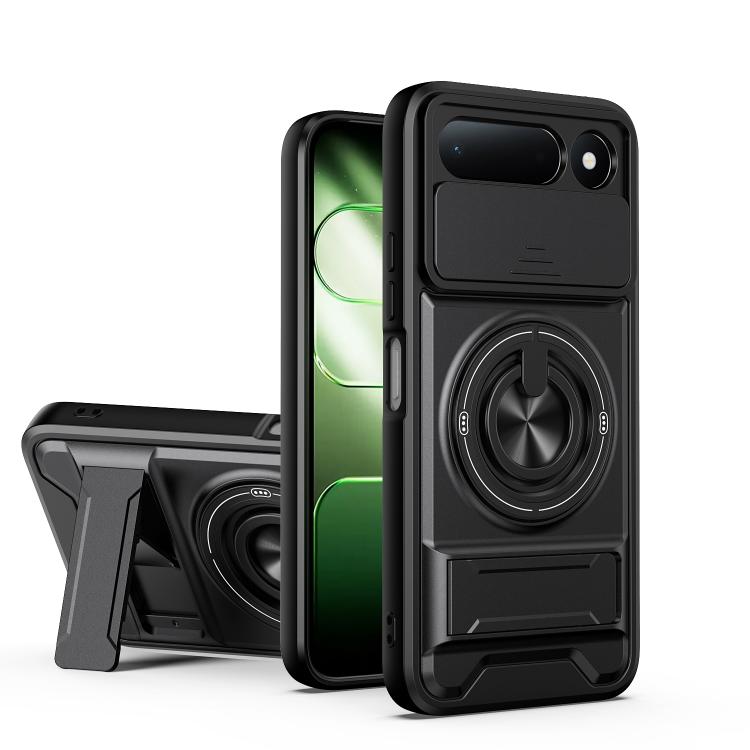 Lens Sliding Window Multifunctional Magnetic Shockproof Phone Case, For Tecno Pova 8 5G, For Tecno Spark 50 5G, For Tecno Pova Curve 2 5G, For Tecno Spark 50 4G, For Tecno Camon 50 Pro 4G, For Tecno Camon 50 4G, For Tecno Spark Go 3                    ...