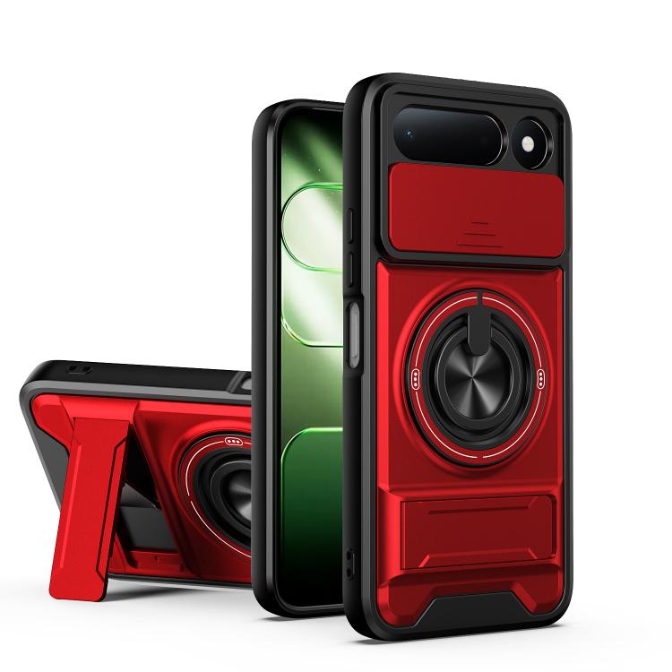 Lens Sliding Window Multifunctional Magnetic Shockproof Phone Case, For Tecno Pova 8 5G, For Tecno Spark 50 5G, For Tecno Pova Curve 2 5G, For Tecno Spark 50 4G, For Tecno Camon 50 Pro 4G, For Tecno Camon 50 4G, For Tecno Spark Go 3                    ...