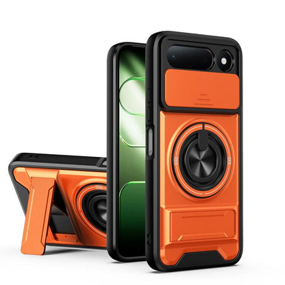 Lens Sliding Window Multifunctional Magnetic Shockproof Phone Case, For Tecno Pova 8 5G, For Tecno Spark 50 5G, For Tecno Pova Curve 2 5G, For Tecno Spark 50 4G, For Tecno Camon 50 Pro 4G, For Tecno Camon 50 4G, For Tecno Spark Go 3                    ...