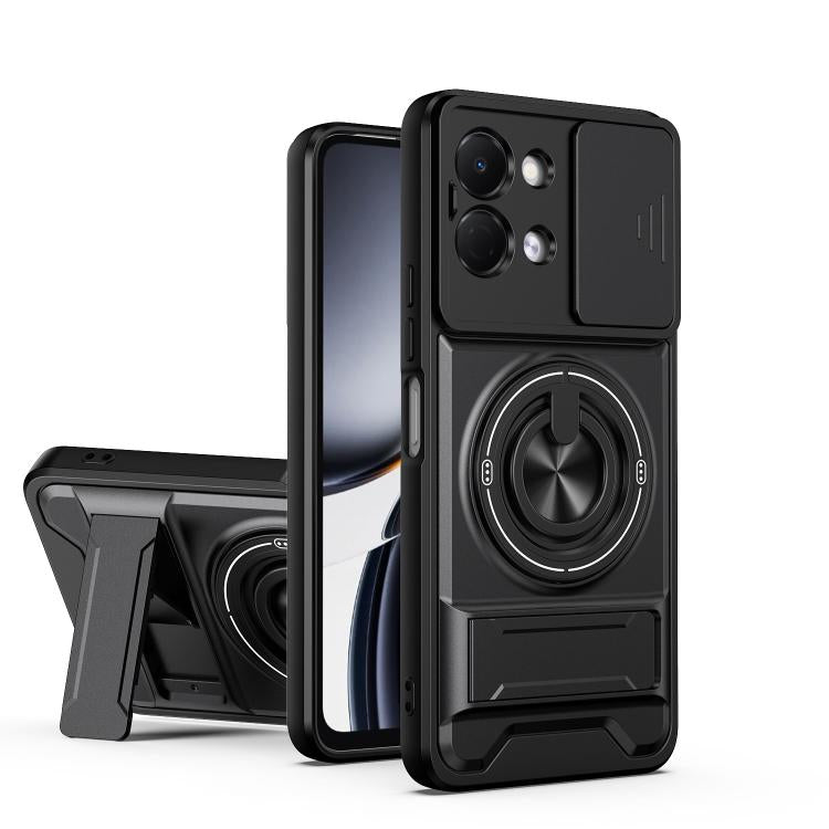 Lens Sliding Window Multifunctional Magnetic Shockproof Phone Case, For Tecno Pova 8 5G, For Tecno Spark 50 5G, For Tecno Pova Curve 2 5G, For Tecno Spark 50 4G, For Tecno Camon 50 Pro 4G, For Tecno Camon 50 4G, For Tecno Spark Go 3                    ...