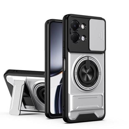 Lens Sliding Window Multifunctional Magnetic Shockproof Phone Case, For Tecno Pova 8 5G, For Tecno Spark 50 5G, For Tecno Pova Curve 2 5G, For Tecno Spark 50 4G, For Tecno Camon 50 Pro 4G, For Tecno Camon 50 4G, For Tecno Spark Go 3                    ...