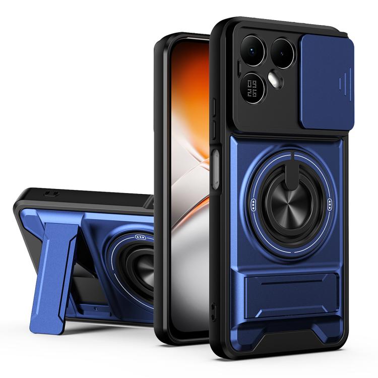 Lens Sliding Window Multifunctional Magnetic Shockproof Phone Case, For Tecno Pova 8 5G, For Tecno Spark 50 5G, For Tecno Pova Curve 2 5G, For Tecno Spark 50 4G, For Tecno Camon 50 Pro 4G, For Tecno Camon 50 4G, For Tecno Spark Go 3                    ...