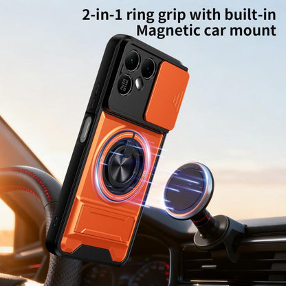 Lens Sliding Window Multifunctional Magnetic Shockproof Phone Case, For Tecno Pova 8 5G, For Tecno Spark 50 5G, For Tecno Pova Curve 2 5G, For Tecno Spark 50 4G, For Tecno Camon 50 Pro 4G, For Tecno Camon 50 4G, For Tecno Spark Go 3                    ...