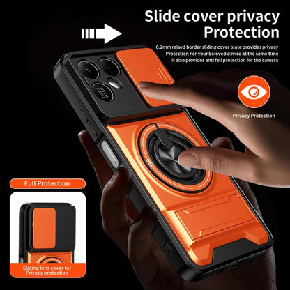 Lens Sliding Window Multifunctional Magnetic Shockproof Phone Case, For Tecno Pova 8 5G, For Tecno Spark 50 5G, For Tecno Pova Curve 2 5G, For Tecno Spark 50 4G, For Tecno Camon 50 Pro 4G, For Tecno Camon 50 4G, For Tecno Spark Go 3                    ...