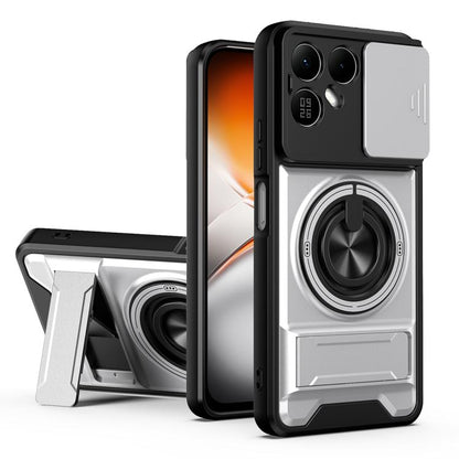 Lens Sliding Window Multifunctional Magnetic Shockproof Phone Case, For Tecno Pova 8 5G, For Tecno Spark 50 5G, For Tecno Pova Curve 2 5G, For Tecno Spark 50 4G, For Tecno Camon 50 Pro 4G, For Tecno Camon 50 4G, For Tecno Spark Go 3                    ...