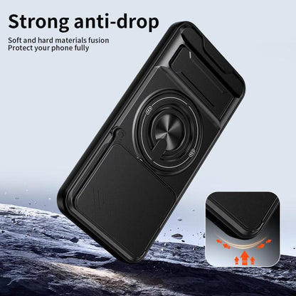 Lens Sliding Window Multifunctional Magnetic Shockproof Phone Case, For Tecno Pova 8 Pro 5G, For Tecno Pova 8 5G, For Tecno Spark 50 5G, For Tecno Pova Curve 2 5G, For Tecno Spark 50 4G, For Tecno Camon 50 Pro 4G, For Tecno Camon 50 4G                 ...