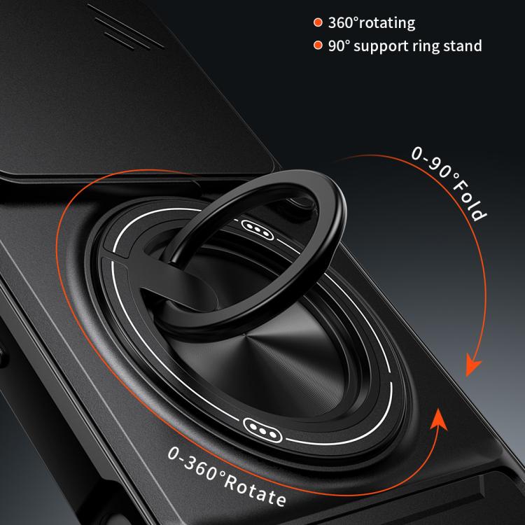 Lens Sliding Window Multifunctional Magnetic Shockproof Phone Case, For Tecno Pova 8 Pro 5G, For Tecno Pova 8 5G, For Tecno Spark 50 5G, For Tecno Pova Curve 2 5G, For Tecno Spark 50 4G, For Tecno Camon 50 Pro 4G, For Tecno Camon 50 4G                 ...
