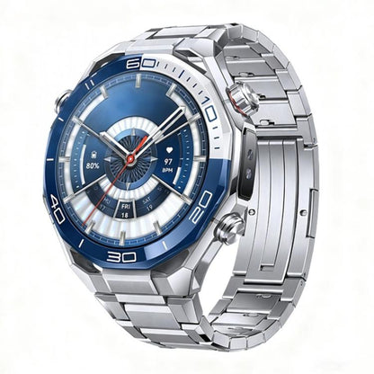 Folding Buckle Detachable Titanium Alloy Watch Band, 22mm