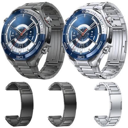 Folding Buckle Detachable Titanium Alloy Watch Band, 22mm