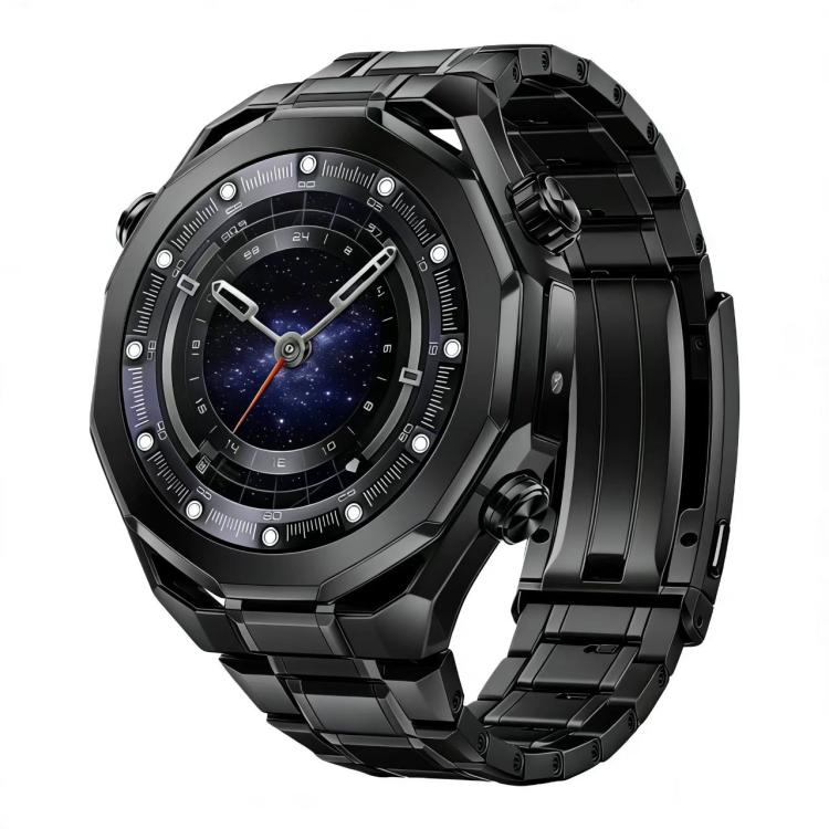Five Beads Adjustable Buckle Detachable Titanium Alloy Watch Band, 22mm