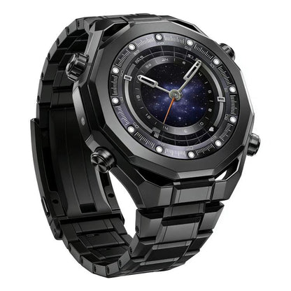Five Beads Adjustable Buckle Detachable Titanium Alloy Watch Band, 22mm