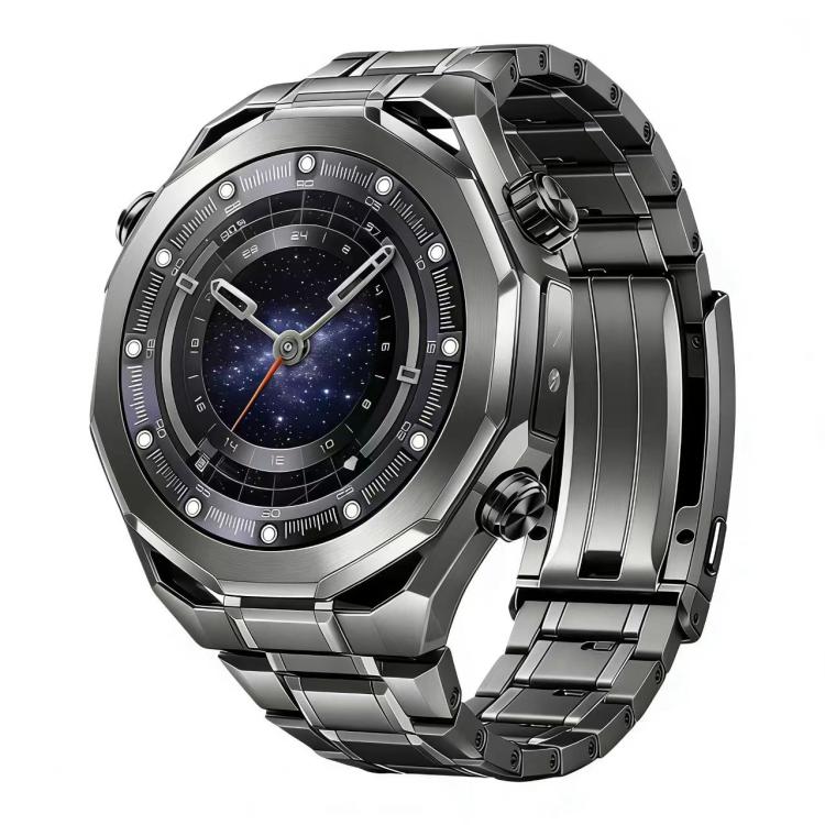 Five Beads Adjustable Buckle Detachable Titanium Alloy Watch Band, 22mm