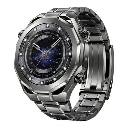 Five Beads Adjustable Buckle Detachable Titanium Alloy Watch Band, 22mm