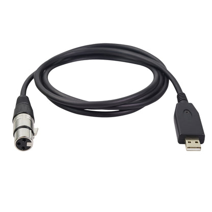US18 USB to XLR Female Microphone Recording Cable, 2m, 3m