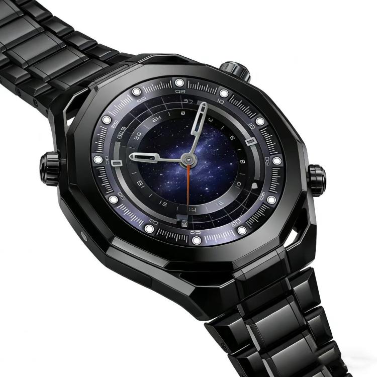 Five Beads Adjustable Buckle Detachable Titanium Alloy Watch Band, 22mm