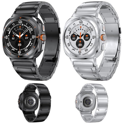 I-Shaped Flat Buckle Stainless Steel Watch Band, For Samsung Galaxy Ultra 47mm / Ultra 2025