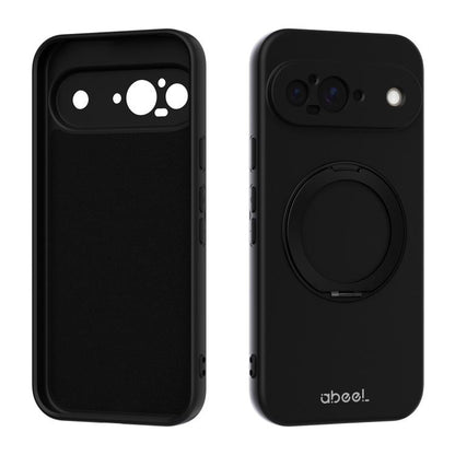 ABEEL Skin-friendly Feel Magnetic Liquid Silicone Phone Case with Holder, For Google Pixel 10a, For Google Pixel 10 Pro XL, For Google Pixel 10 / 10 Pro, For Google Pixel 9a, For Google Pixel 9 Pro XL, For Google Pixel 9 Pro, For Google Pixel 9