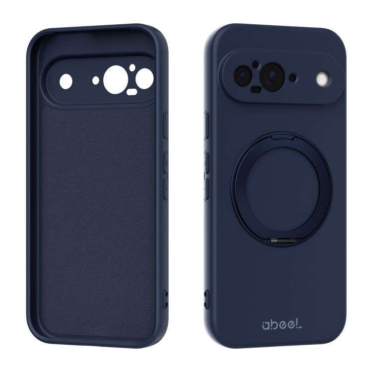 ABEEL Skin-friendly Feel Magnetic Liquid Silicone Phone Case with Holder, For Google Pixel 10a, For Google Pixel 10 Pro XL, For Google Pixel 10 / 10 Pro, For Google Pixel 9a, For Google Pixel 9 Pro XL, For Google Pixel 9 Pro, For Google Pixel 9