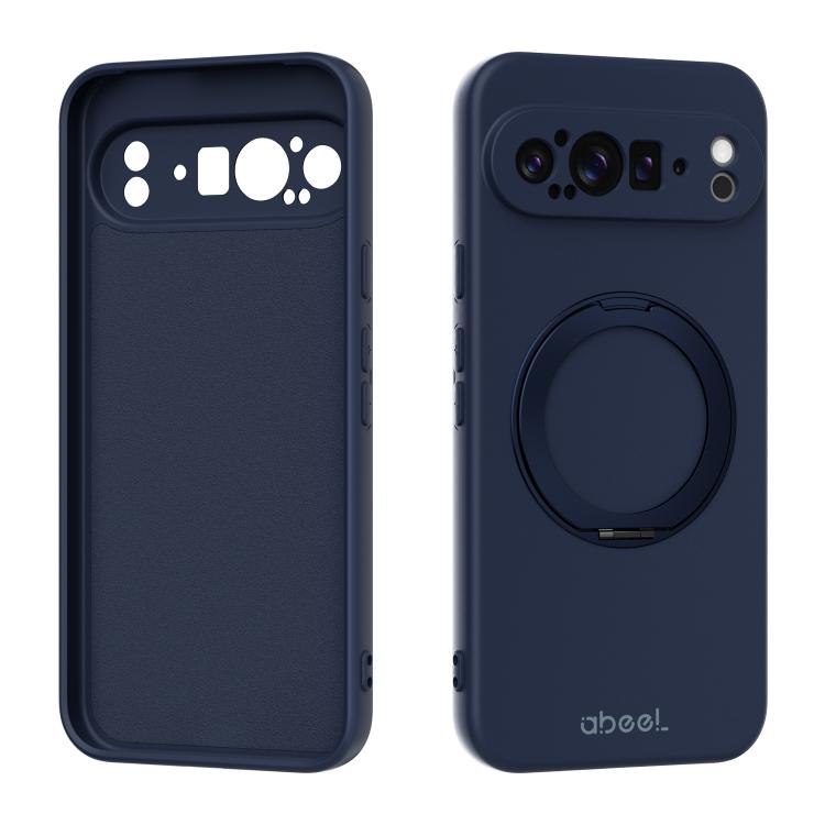 ABEEL Skin-friendly Feel Magnetic Liquid Silicone Phone Case with Holder, For Google Pixel 10a, For Google Pixel 10 Pro XL, For Google Pixel 10 / 10 Pro, For Google Pixel 9a, For Google Pixel 9 Pro XL, For Google Pixel 9 Pro, For Google Pixel 9
