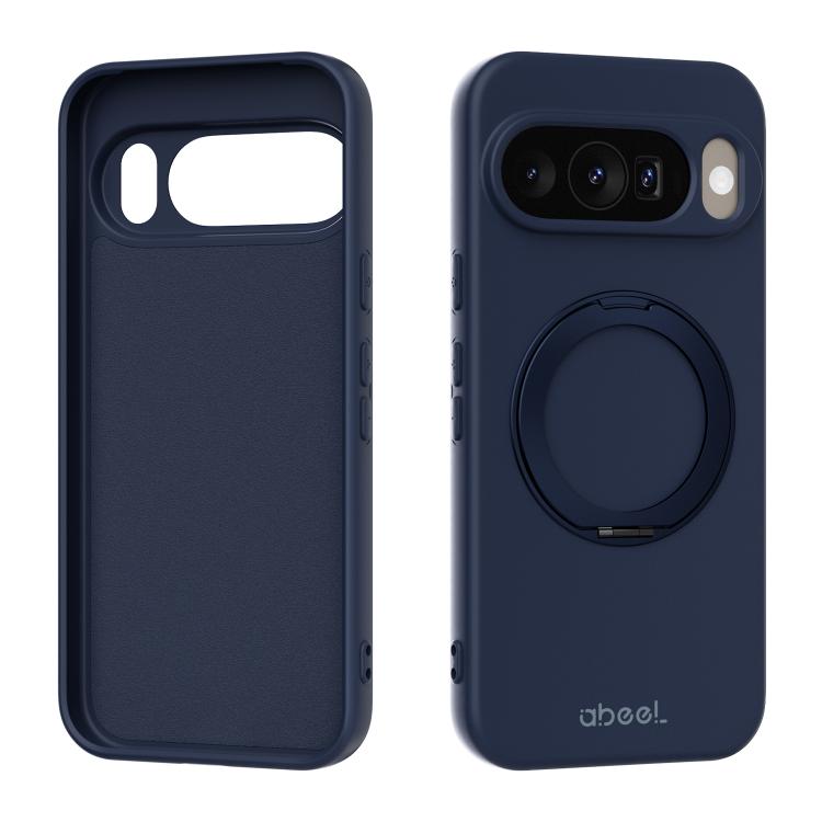 ABEEL Skin-friendly Feel Magnetic Liquid Silicone Phone Case with Holder, For Google Pixel 10a, For Google Pixel 10 Pro XL, For Google Pixel 10 / 10 Pro, For Google Pixel 9a, For Google Pixel 9 Pro XL, For Google Pixel 9 Pro, For Google Pixel 9