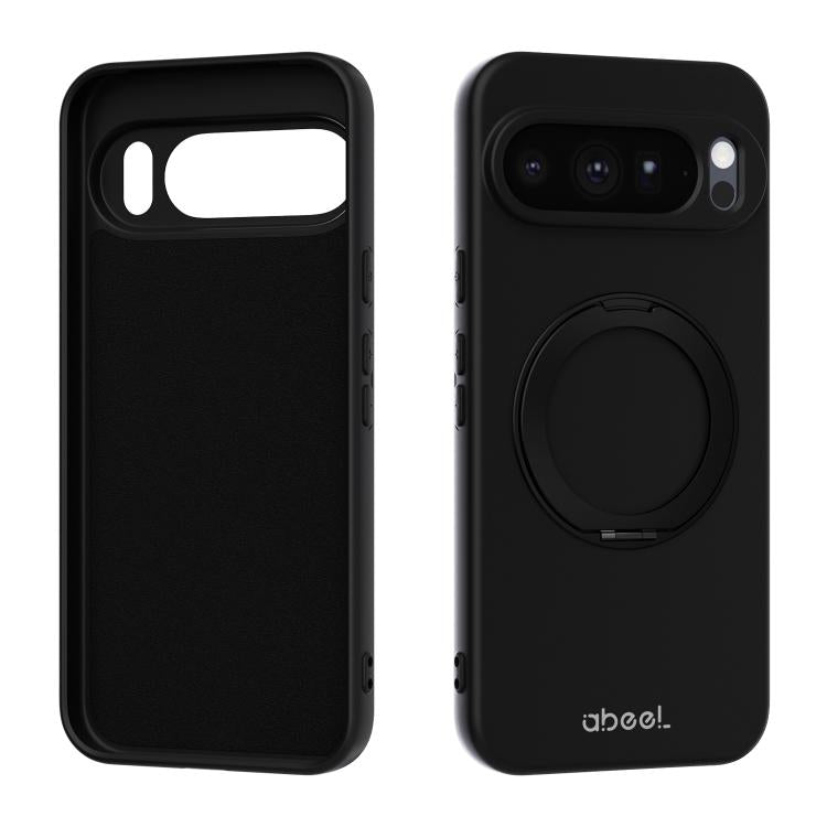 ABEEL Skin-friendly Feel Magnetic Liquid Silicone Phone Case with Holder, For Google Pixel 10a, For Google Pixel 10 Pro XL, For Google Pixel 10 / 10 Pro, For Google Pixel 9a, For Google Pixel 9 Pro XL, For Google Pixel 9 Pro, For Google Pixel 9
