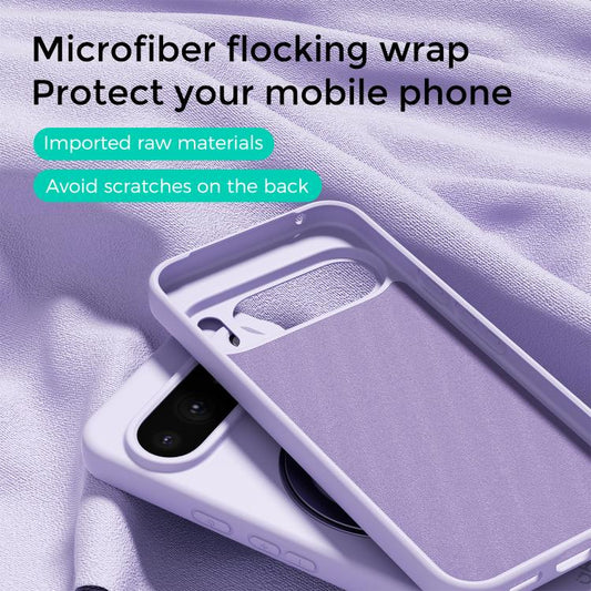 ABEEL Skin-friendly Feel Magnetic Liquid Silicone Phone Case with Holder, For Google Pixel 10a, For Google Pixel 10 Pro XL, For Google Pixel 10 / 10 Pro, For Google Pixel 9a, For Google Pixel 9 Pro XL, For Google Pixel 9 Pro, For Google Pixel 9