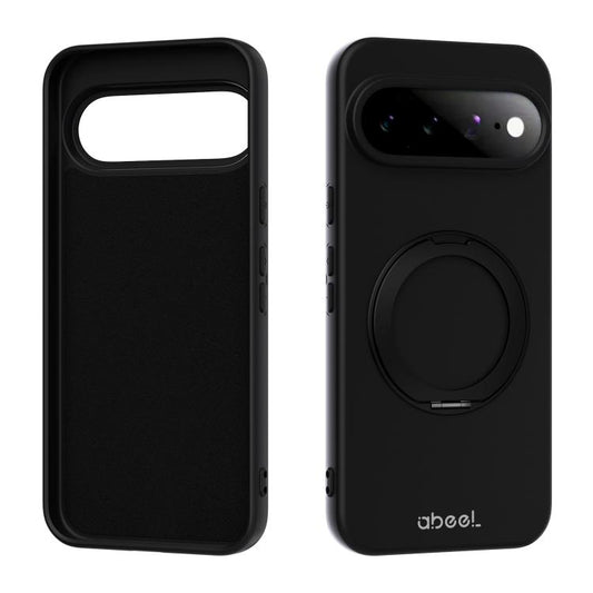 ABEEL Skin-friendly Feel Magnetic Liquid Silicone Phone Case with Holder, For Google Pixel 11 Pro XL, For Google Pixel 11, For Google Pixel 11 Pro, For Google Pixel 10a, For Google Pixel 10 Pro XL, For Google Pixel 10 / 10 Pro, For Google Pixel 9a