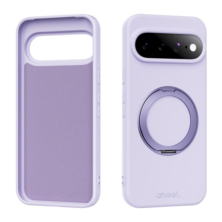 ABEEL Skin-friendly Feel Magnetic Liquid Silicone Phone Case with Holder, For Google Pixel 11 Pro XL, For Google Pixel 11, For Google Pixel 11 Pro, For Google Pixel 10a, For Google Pixel 10 Pro XL, For Google Pixel 10 / 10 Pro, For Google Pixel 9a     ...