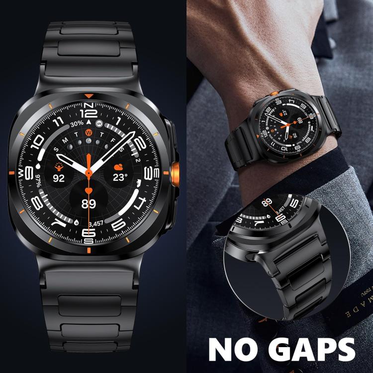 I-Shaped Flat Buckle Titanium Alloy Watch Band, For Samsung Galaxy Ultra 47mm / Ultra 2025