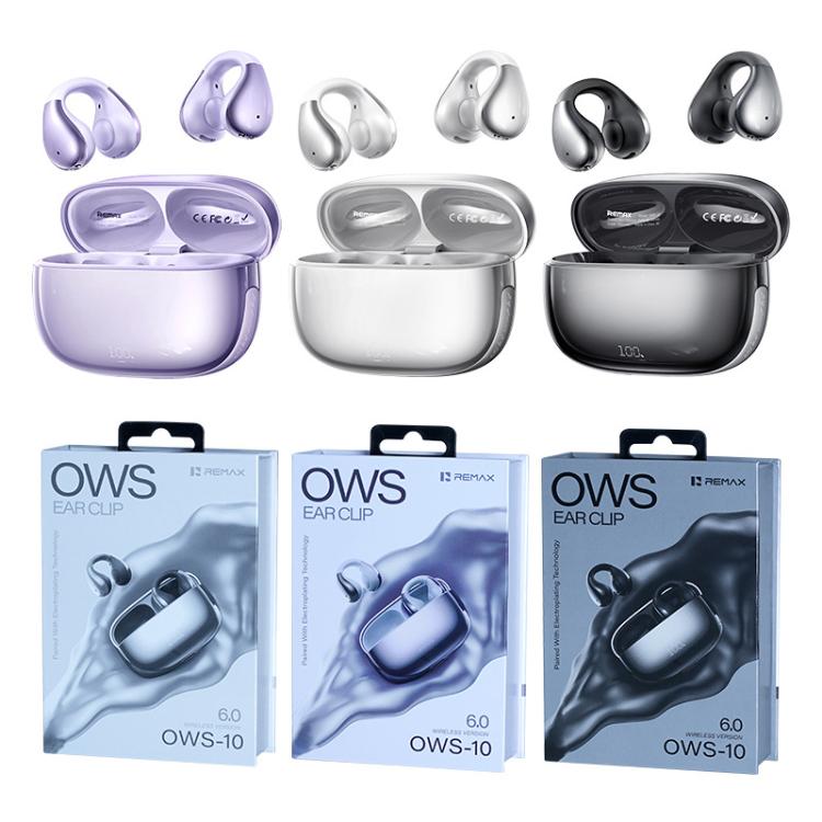 REMAX OWS-10 Clip-on True Wireless Stereo Music and Call Bluetooth Earphones, OWS-10