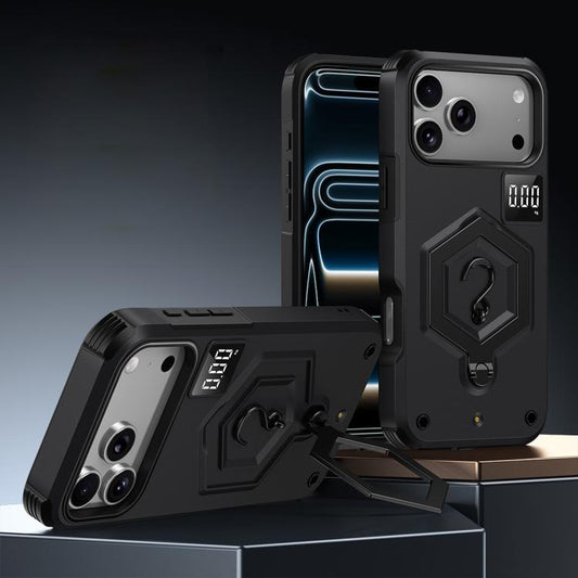 Hexagon Armor Magnetic Holder Weighing Scale Phone Case, For iPhone 17 Pro Max, For iPhone 17 Pro, For iPhone 17, For iPhone Air, For iPhone 16 Pro Max, For iPhone 16 Pro, For iPhone 16, For iPhone 15 Pro Max, For iPhone 15 Pro, For iPhone 15 Plus     ...