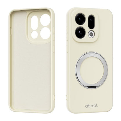 ABEEL Skin-friendly Feel Magnetic Liquid Silicone Phone Case with Holder, For OPPO Find X9 Ultra 5G, For OPPO Reno15 F 5G Global, For OPPO Reno15 Pro Max 5G Global, For OPPO Reno15 Pro 5G Global, For OPPO Reno15 5G Global, For OPPO Find X9             ...