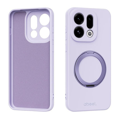 ABEEL Skin-friendly Feel Magnetic Liquid Silicone Phone Case with Holder, For OPPO Find X9 Ultra 5G, For OPPO Reno15 F 5G Global, For OPPO Reno15 Pro Max 5G Global, For OPPO Reno15 Pro 5G Global, For OPPO Reno15 5G Global, For OPPO Find X9             ...