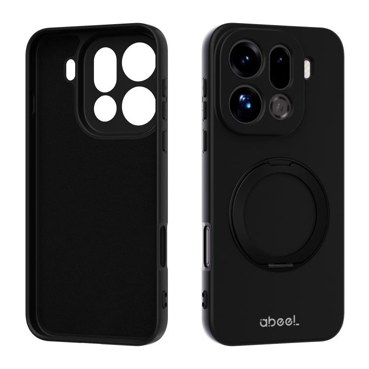 ABEEL Skin-friendly Feel Magnetic Liquid Silicone Phone Case with Holder, For OPPO Find X9 Ultra 5G, For OPPO Reno15 F 5G Global, For OPPO Reno15 Pro Max 5G Global, For OPPO Reno15 Pro 5G Global, For OPPO Reno15 5G Global, For OPPO Find X9             ...