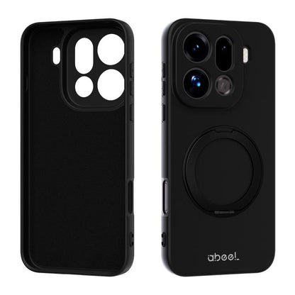 ABEEL Skin-friendly Feel Magnetic Liquid Silicone Phone Case with Holder, For OPPO Find X9 Ultra 5G, For OPPO Reno15 F 5G Global, For OPPO Reno15 Pro Max 5G Global, For OPPO Reno15 Pro 5G Global, For OPPO Reno15 5G Global, For OPPO Find X9             ...