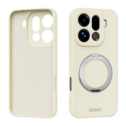 ABEEL Skin-friendly Feel Magnetic Liquid Silicone Phone Case with Holder, For OPPO Find X9 Ultra 5G, For OPPO Reno15 F 5G Global, For OPPO Reno15 Pro Max 5G Global, For OPPO Reno15 Pro 5G Global, For OPPO Reno15 5G Global, For OPPO Find X9             ...