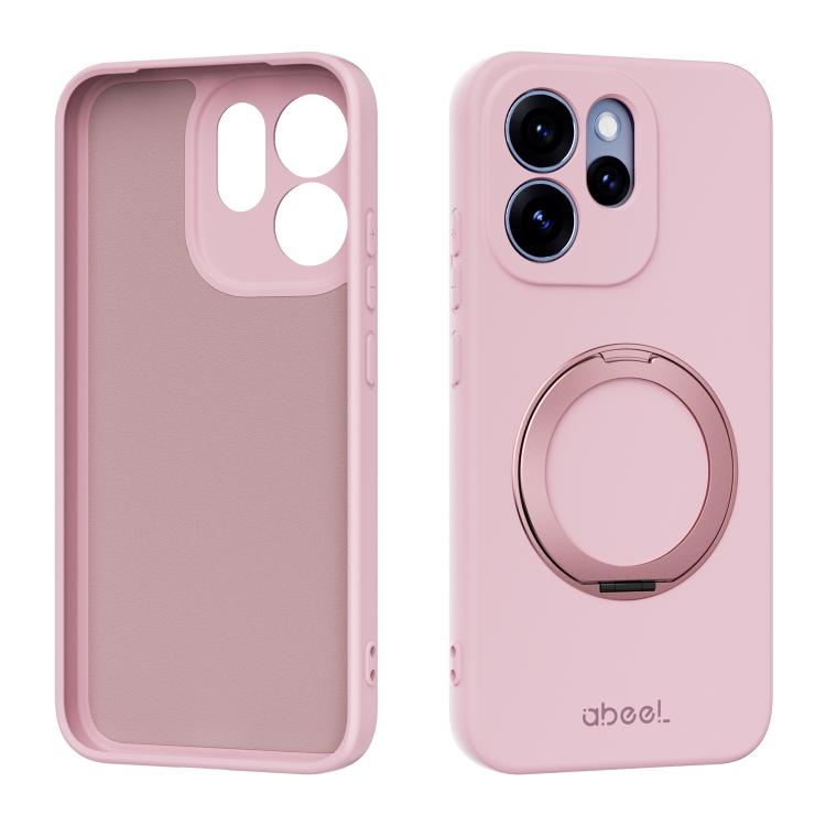 ABEEL Skin-friendly Feel Magnetic Liquid Silicone Phone Case with Holder, For OPPO Find X9 Ultra 5G, For OPPO Reno15 F 5G Global, For OPPO Reno15 Pro Max 5G Global, For OPPO Reno15 Pro 5G Global, For OPPO Reno15 5G Global, For OPPO Find X9             ...
