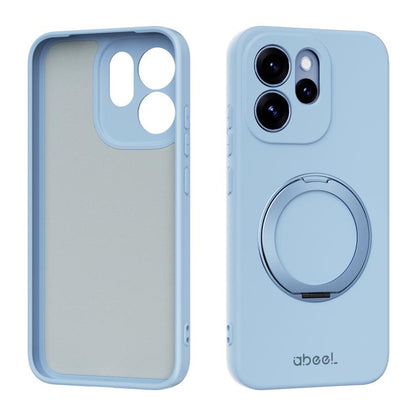 ABEEL Skin-friendly Feel Magnetic Liquid Silicone Phone Case with Holder, For OPPO Find X9 Ultra 5G, For OPPO Reno15 F 5G Global, For OPPO Reno15 Pro Max 5G Global, For OPPO Reno15 Pro 5G Global, For OPPO Reno15 5G Global, For OPPO Find X9             ...