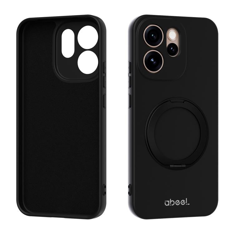 ABEEL Skin-friendly Feel Magnetic Liquid Silicone Phone Case with Holder, For OPPO Find X9 Ultra 5G, For OPPO Reno15 F 5G Global, For OPPO Reno15 Pro Max 5G Global, For OPPO Reno15 Pro 5G Global, For OPPO Reno15 5G Global, For OPPO Find X9             ...
