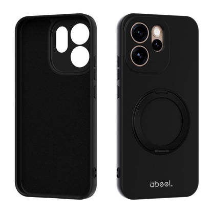 ABEEL Skin-friendly Feel Magnetic Liquid Silicone Phone Case with Holder, For OPPO Find X9 Ultra 5G, For OPPO Reno15 F 5G Global, For OPPO Reno15 Pro Max 5G Global, For OPPO Reno15 Pro 5G Global, For OPPO Reno15 5G Global, For OPPO Find X9             ...