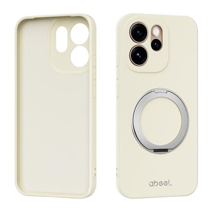 ABEEL Skin-friendly Feel Magnetic Liquid Silicone Phone Case with Holder, For OPPO Find X9 Ultra 5G, For OPPO Reno15 F 5G Global, For OPPO Reno15 Pro Max 5G Global, For OPPO Reno15 Pro 5G Global, For OPPO Reno15 5G Global, For OPPO Find X9             ...
