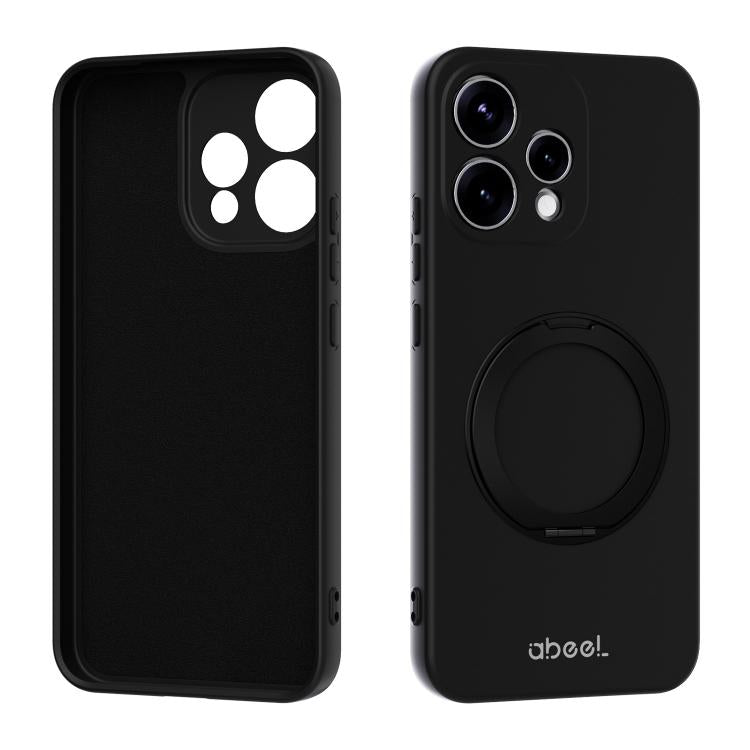 ABEEL Skin-friendly Feel Magnetic Liquid Silicone Phone Case with Holder, For OPPO Find X9 Ultra 5G, For OPPO Reno15 F 5G Global, For OPPO Reno15 Pro Max 5G Global, For OPPO Reno15 Pro 5G Global, For OPPO Reno15 5G Global, For OPPO Find X9             ...