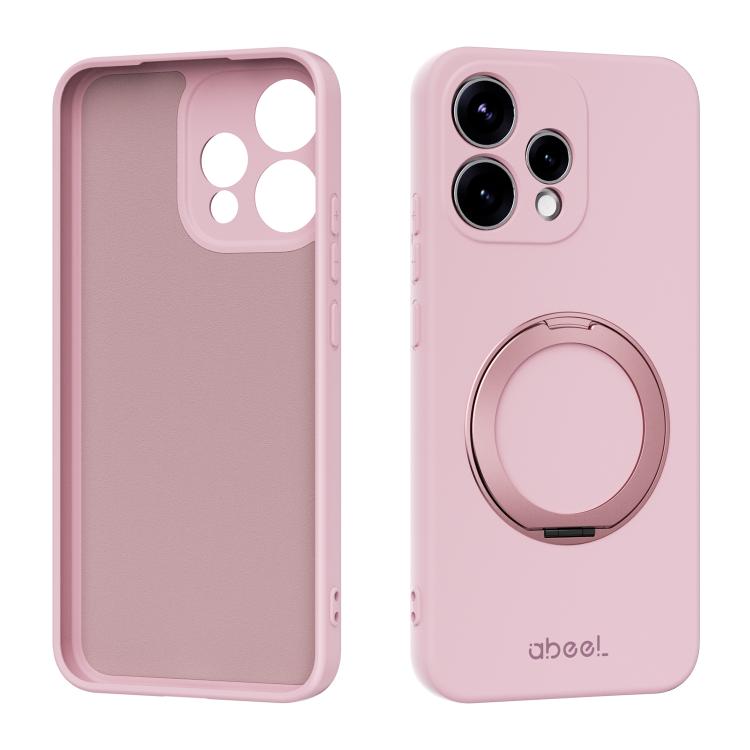 ABEEL Skin-friendly Feel Magnetic Liquid Silicone Phone Case with Holder, For OPPO Find X9 Ultra 5G, For OPPO Reno15 F 5G Global, For OPPO Reno15 Pro Max 5G Global, For OPPO Reno15 Pro 5G Global, For OPPO Reno15 5G Global, For OPPO Find X9             ...